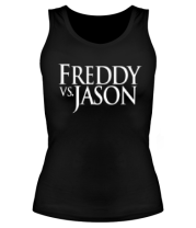 Женская майка борцовка Freddy vs Jason фото