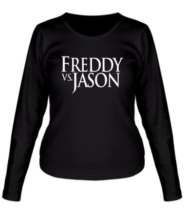 Женская футболка длинный рукав Freddy vs Jason