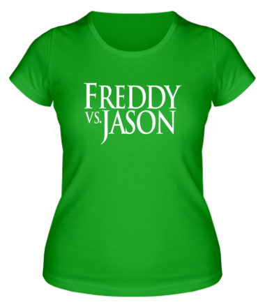 Женская футболка Freddy vs Jason