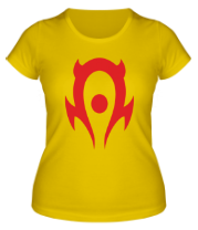 Женская футболка Warcraft Horde фото