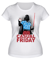 Женская футболка Casual friday white фото