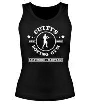 Женская майка борцовка Cutty's Boxing Gym фото