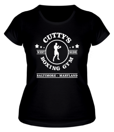 Женская футболка Cutty's Boxing Gym