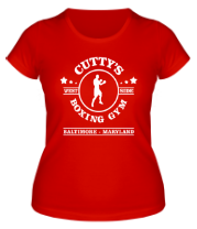 Женская футболка Cutty's Boxing Gym фото