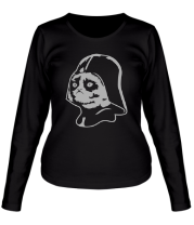 Женская футболка длинный рукав Darth Vader Grumpy Cat фото