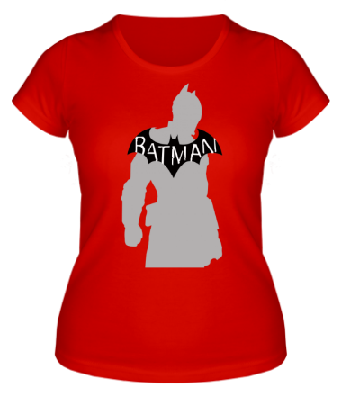 Женская футболка Бэтмен - силуэт