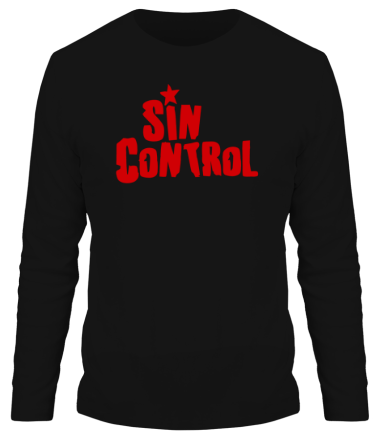 Мужская футболка длинный рукав Sin Control Rock
