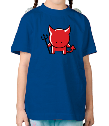 Детская футболка Маленький красный дьявол