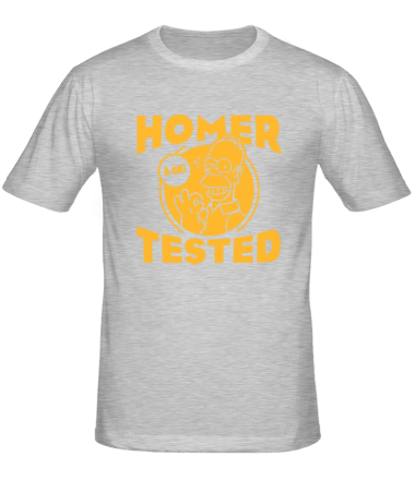 Мужская футболка Homer tested