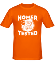 Мужская футболка Homer tested