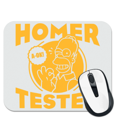 Коврик для мыши Homer tested