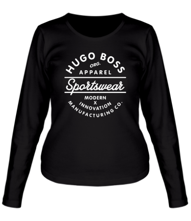 Женская футболка длинный рукав Hugo BOSS