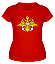 Женская футболка ВМФ России фото