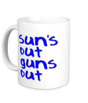 Кружка Suns out guns out фото