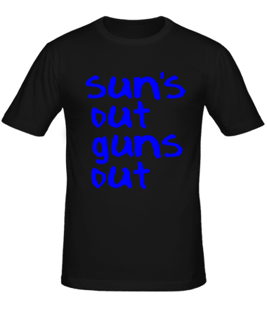 Мужская футболка Suns out guns out