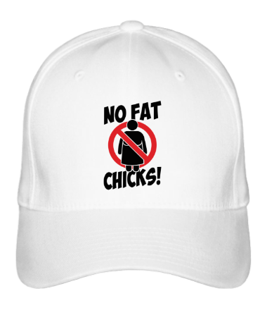 Бейсболка No fat chicks