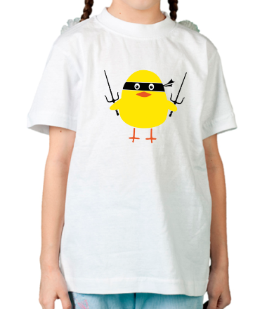 Детская футболка Цыпленок ниндзя