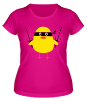 Женская футболка Цыпленок ниндзя фото