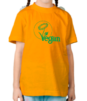 Детская футболка Vegan фото