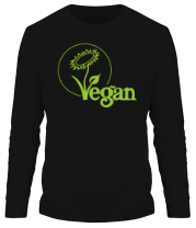 Мужская футболка длинный рукав Vegan фото