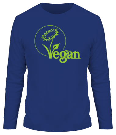 Мужская футболка длинный рукав Vegan