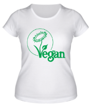 Женская футболка Vegan фото