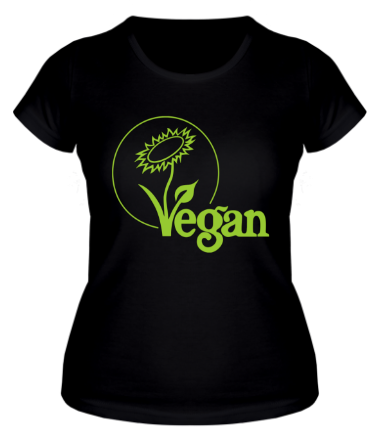 Женская футболка Vegan