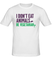 Мужская футболка Be Vegetarian