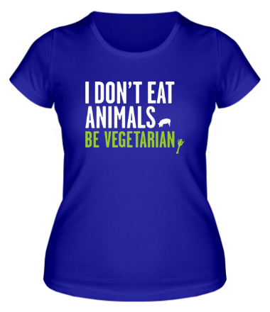 Женская футболка Be Vegetarian