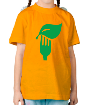Детская футболка Eat vegetables фото