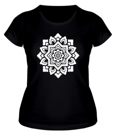 Женская футболка Орнамент мозаика