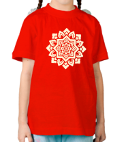 Детская футболка Орнамент мозаика (свет) фото