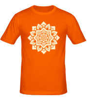 Мужская футболка Орнамент мозаика (свет) фото