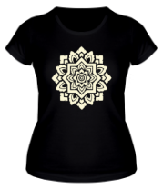Женская футболка Орнамент мозаика (свет)