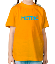 Детская футболка Metric Rock фото