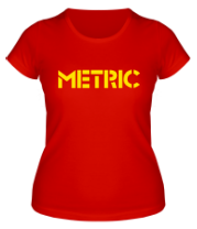 Женская футболка Metric Rock фото
