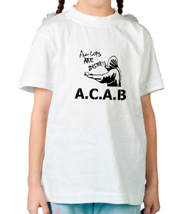 Детская футболка A.C.A.B.