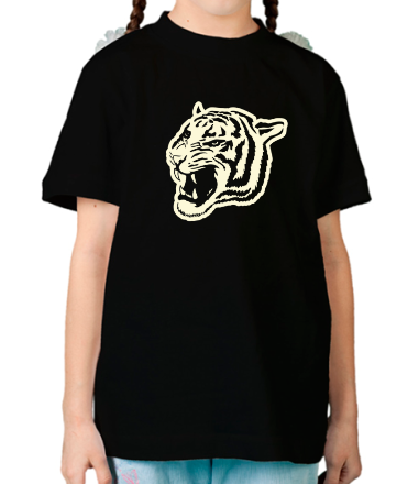 Детская футболка Светящийся тигр