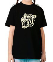 Детская футболка Светящийся тигр фото