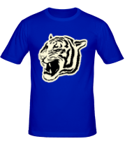 Мужская футболка Светящийся тигр фото