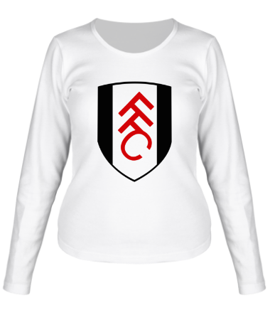 Женская футболка длинный рукав FC Fulham Emblem