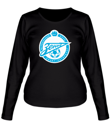 Женская футболка длинный рукав FC Zenit Emblem