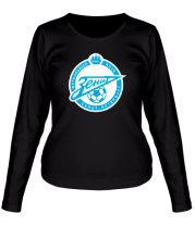 Женская футболка длинный рукав FC Zenit Emblem фото