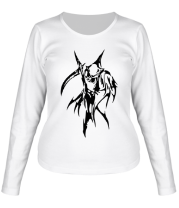 Женская футболка длинный рукав Смерть с косой фото