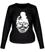 Женская футболка длинный рукав Зимний зомби фото