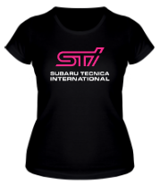 Женская футболка STI фото