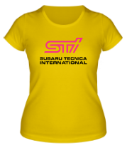 Женская футболка STI фото