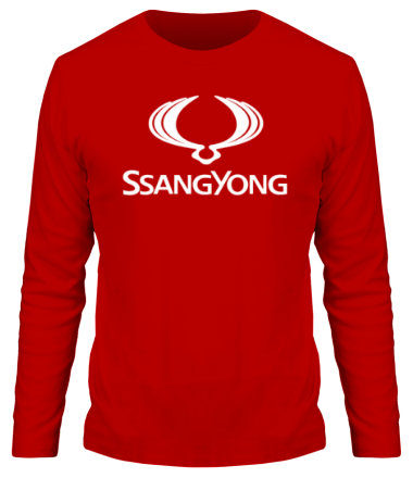 Мужская футболка длинный рукав Ssangyong