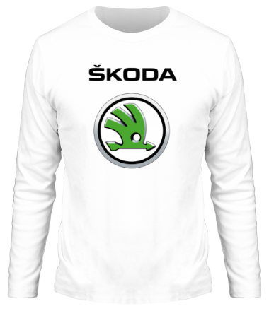 Мужская футболка длинный рукав Skoda