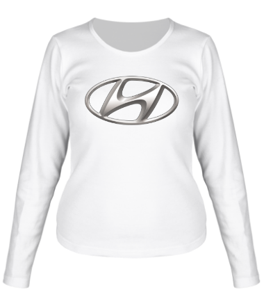 Женская футболка длинный рукав Hyundai